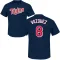 Men's Minnesota Twins Christian Vazquez Navy Roster T-Shirt