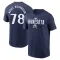 Men's Minnesota Twins Simeon Woods Richardson Navy 2024 City Connect Graphic T-Shirt