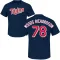 Men's Minnesota Twins Simeon Woods Richardson Navy Roster T-Shirt