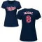 Women's Minnesota Twins Christian Vazquez Navy Roster T-Shirt