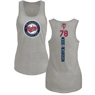 Women's Minnesota Twins Simeon Woods Richardson Ash Backer Tank Top