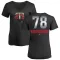 Women's Minnesota Twins Simeon Woods Richardson Black Midnight Mascot V-Neck T-Shirt