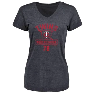 Women's Minnesota Twins Simeon Woods Richardson Navy Base Runner T-Shirt