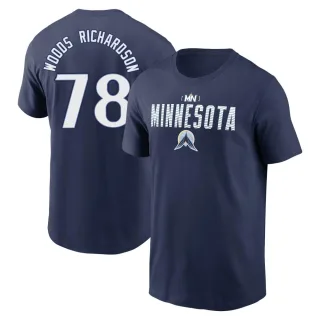 Youth Minnesota Twins Simeon Woods Richardson Navy 2024 City Connect Graphic T-Shirt